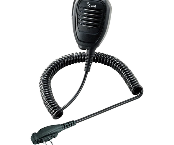 Icom HM222HLWP IP68 Waterproof Speaker Microphone - 2-Pin Screw