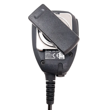 Icom HM222HLWP IP68 Waterproof Speaker Microphone - 2-Pin Screw Connector