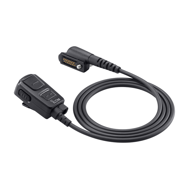 Icom HM238MC Tie-Clip Microphone with Dual PTT