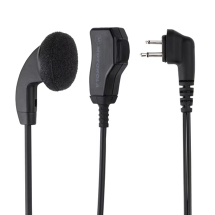 Motorola HMN9036A Earbud with Clip Microphone and PTT I HMN8435A