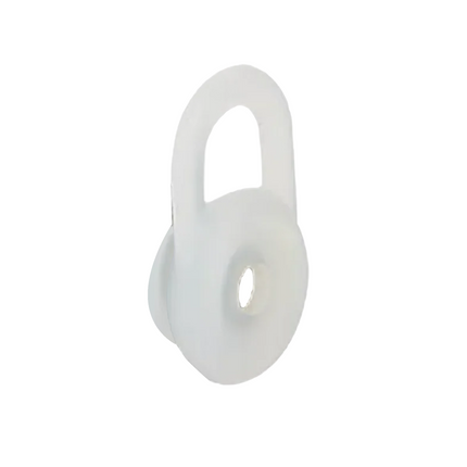 Side profile view showing the medium size form factor of the Hytera HYT-5110000000753A ear cushion.