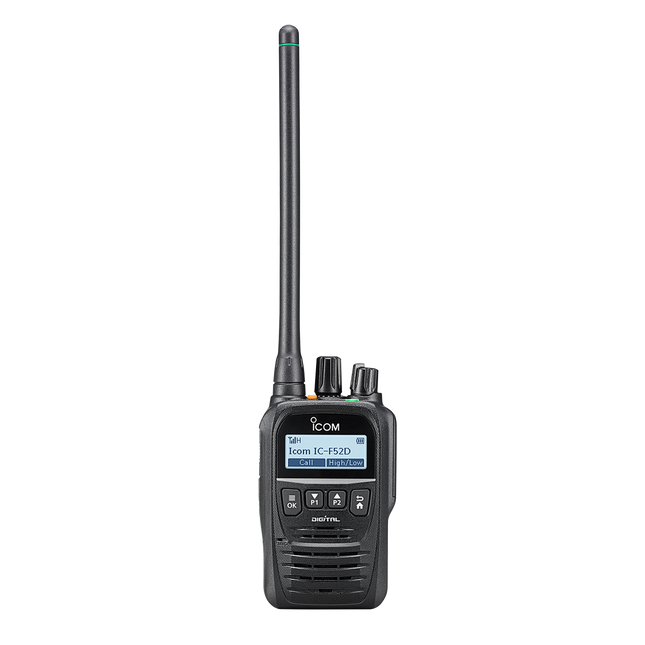 Icom F52D VHF Portable Two-Way Radio with Bluetooth