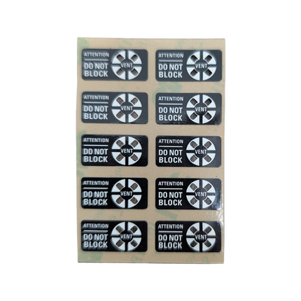 Motorola LB001662A01 Vent Seal Label - For Enhanced Durability