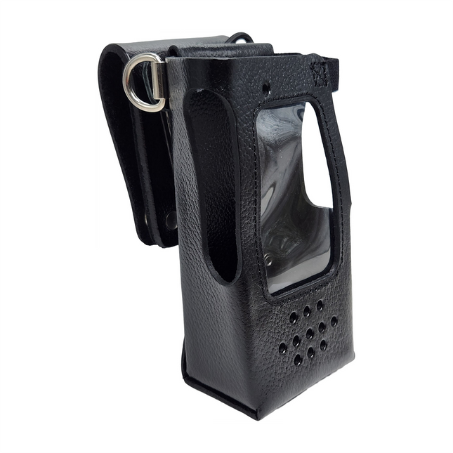 Icom LCF1035SW Premium Leather Swivel Carry Case