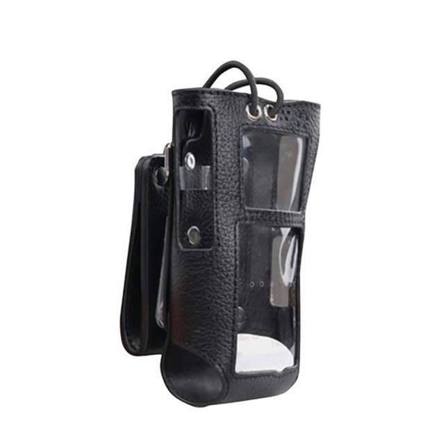 Hytera LCY003 Leather Carrying Case With LCD Display and Keypad, For Thin Battery