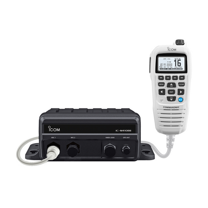 Icom M410BB Black Box Marine VHF Fixed Mount with CommandMic™