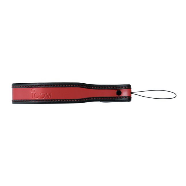 Icom MB-PS1 Premium Hand Strap - Red Synthetic Leather