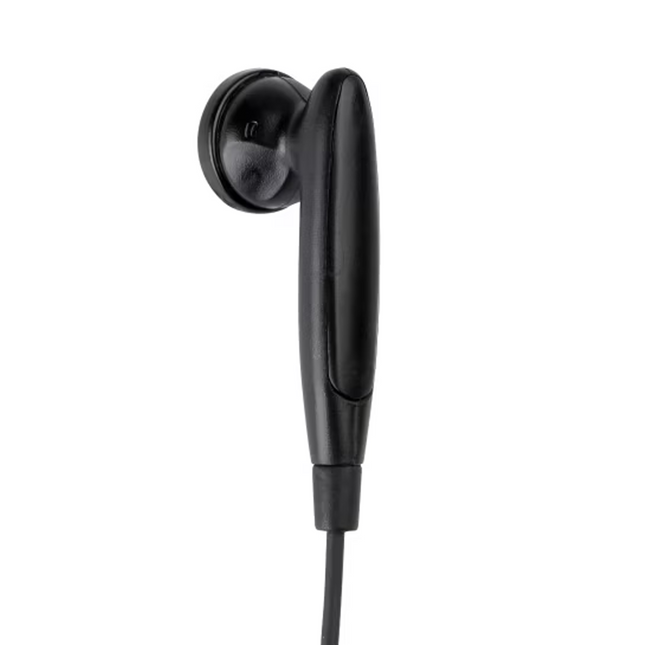 Motorola NNTN8294A 1-Wire Earbud with 29cm Cord, Black