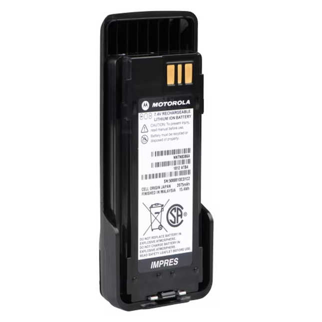 Motorola NNTN8750B IMPRES 2050 mAh Li-ion Battery Pack (IP67)