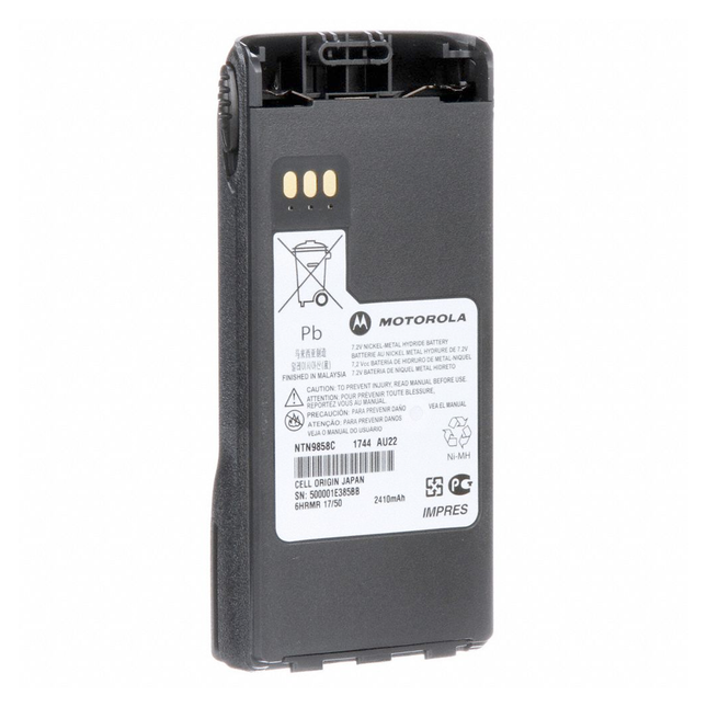 Motorola NTN9858C IMPRES NiMH 2100 mAh Battery - IP54