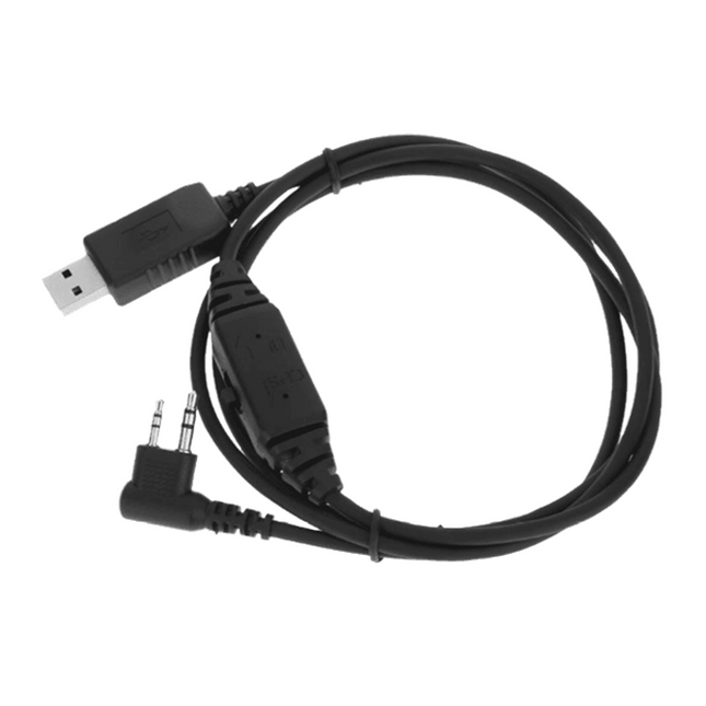 Detail of the USB Type-A connector on the Hytera PC76 programming cable.