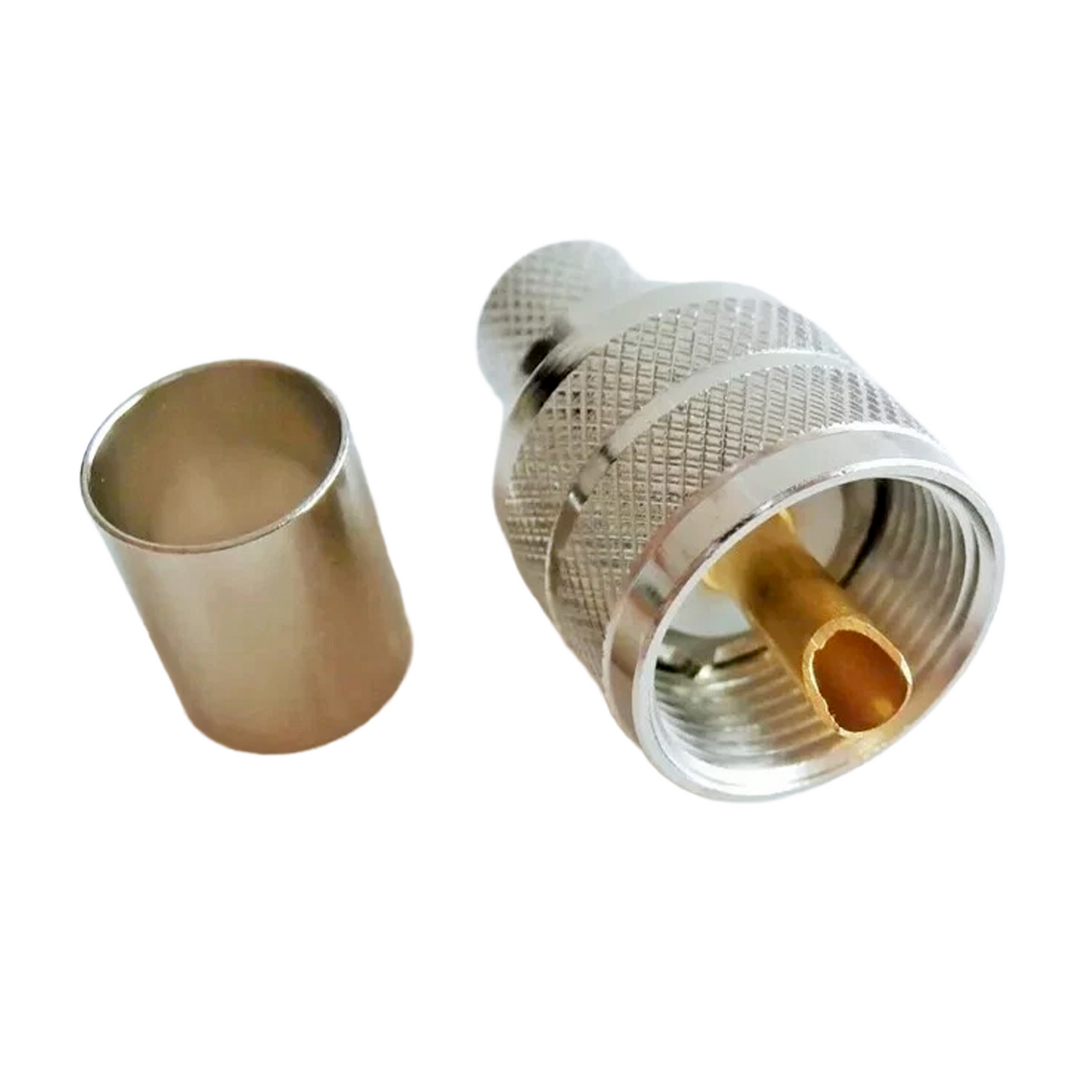Atlantic Radio PL259 UHF PL259 Male Crimp Connector for RG8, RG213, an
