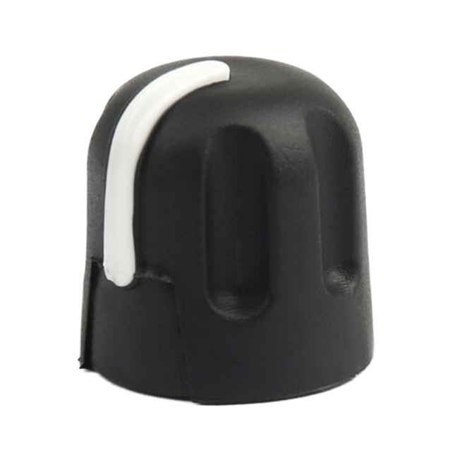 Front view of the Motorola PMDN4102AR replacement volume knob for Motorola portable two-way radios.