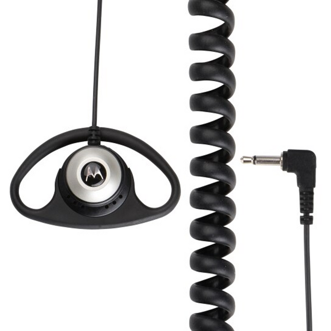 Motorola PMLN4620B Receive-Only D-Shell Earpiece - 3.5mm Plug