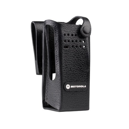 Motorola PMLN6096A Hard Leather Carry Case - 2.5" Swivel Belt Loop