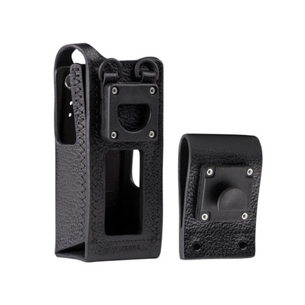 Motorola PMLN6096A Hard Leather Carry Case - 2.5" Swivel Belt Loop
