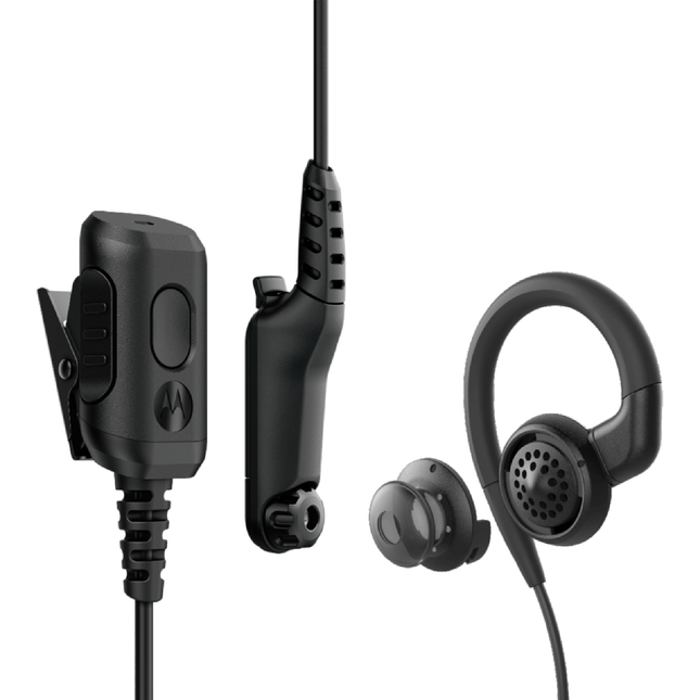 Motorola PMLN8295A 2-Wire IMPRES Swivel Earpiece - Loud Audio, PTT, Eartip