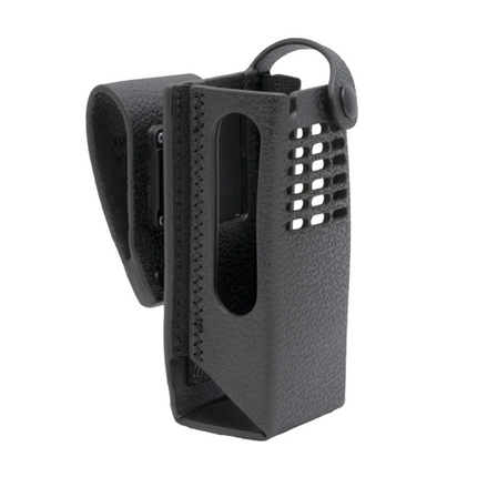 Motorola PMLN8303A Hard Leather Carry Case, 2.5" Swivel Belt Loop, Non Display