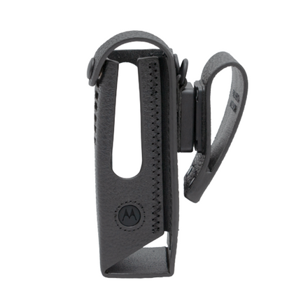 Motorola PMLN8303A Hard Leather Carry Case, 2.5" Swivel Belt Loop, Non Display