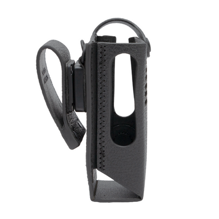 Motorola PMLN8303A Hard Leather Carry Case, 2.5" Swivel Belt Loop, Non Display
