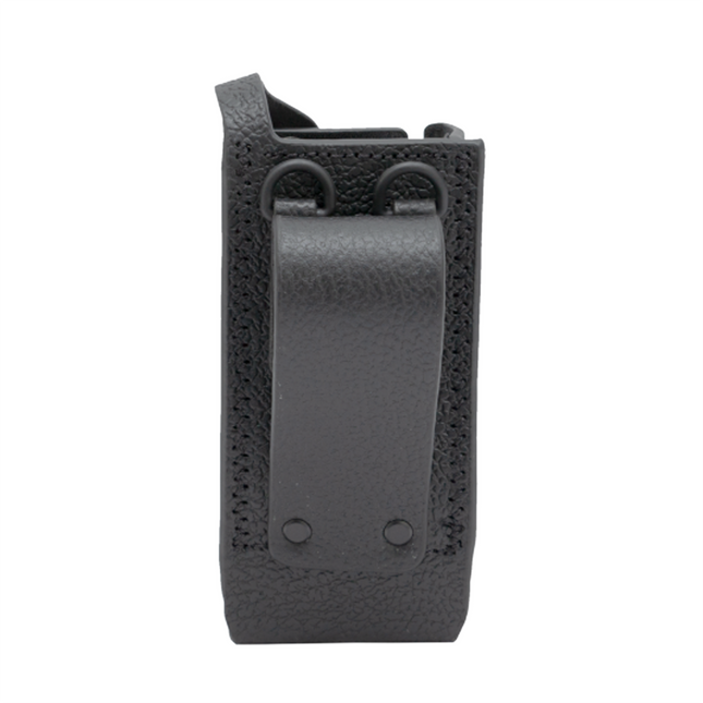 Motorola PMLN8304A Hard Leather Carry Case, 3" Fixed Belt Loop, Non Display