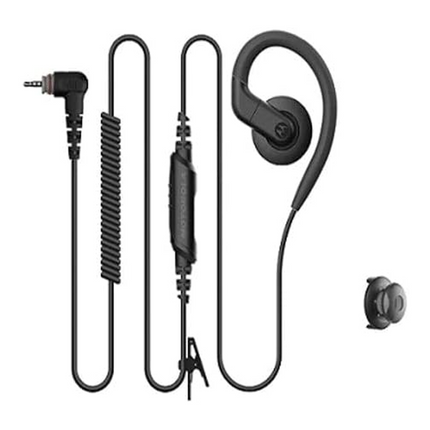 Motorola PMLN8311A 1-Wire Swivel Earhook with In-Line PTT (2.5mm Single Pin)