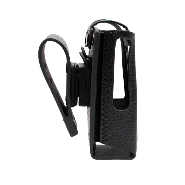 Motorola PMLN8662A Hard Leather Carry Case with 3.0 Inch Swivel Belt Loop