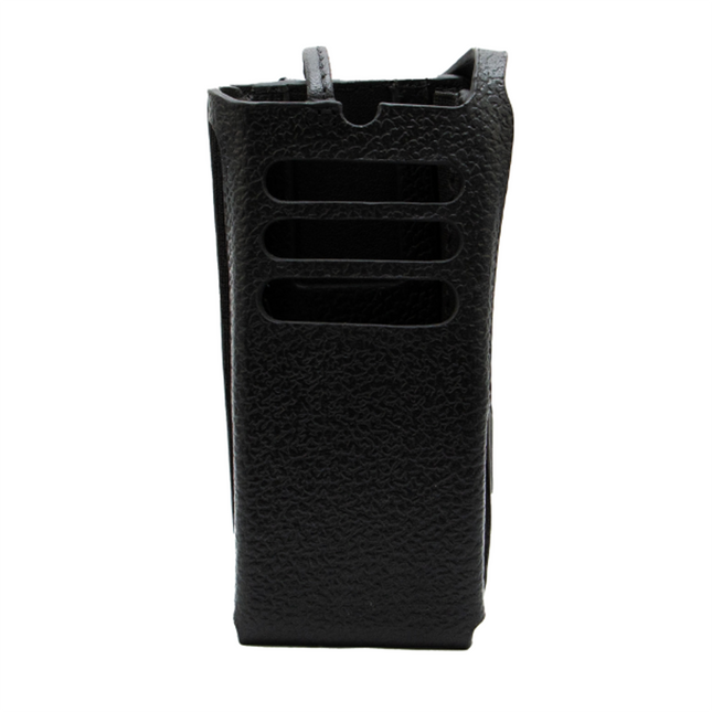Motorola PMLN8665A Hard Leather Carry Case, 3” Swivel Belt Loop