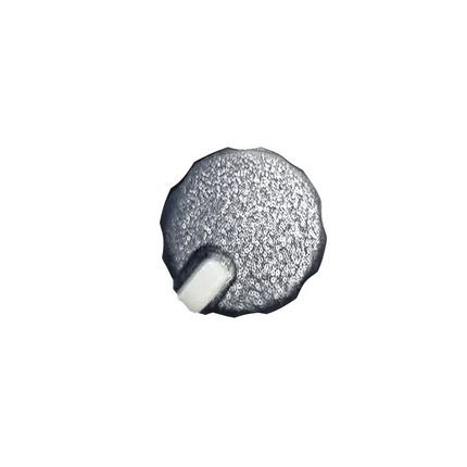 Top view of the Motorola PMLN8680A channel selector knob kit showcasing the anti slip external ridged grip.