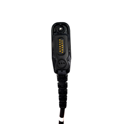 Close up of the Motorola XVP850 RSM showcasing the connector