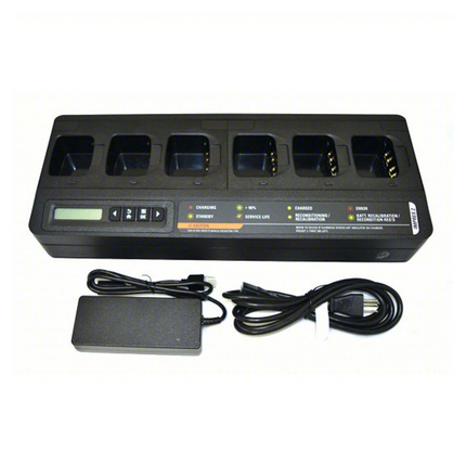 Motorola PMPN4284B Charger for 6 Radios or Batteries