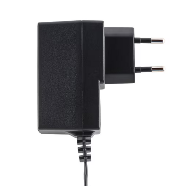 Side profile showing the compact wall plug housing of the Motorola PS000227A12 power adapter.