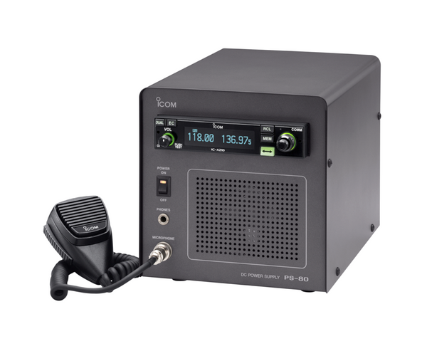 Icom PS80 Desktop Power Supply Unit (120 VAC)