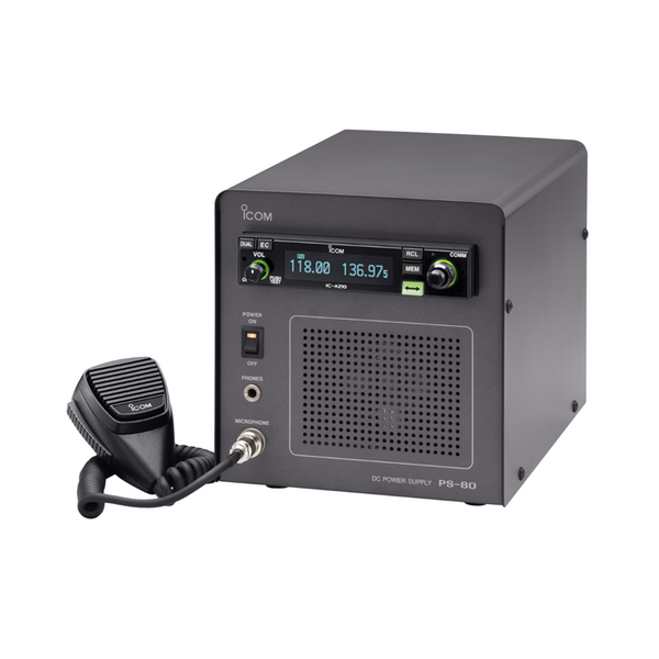 Icom PS80 Desktop Power Supply Unit (120 VAC) – Atlantic Radio