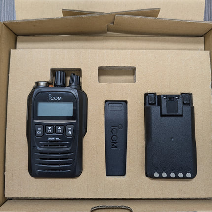 Icom F62D UHF Portable Two-Way Radio with Bluetooth | Open Box