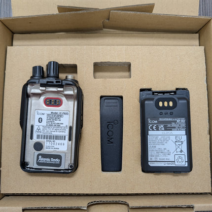 Icom F62D UHF Portable Two-Way Radio with Bluetooth | Open Box
