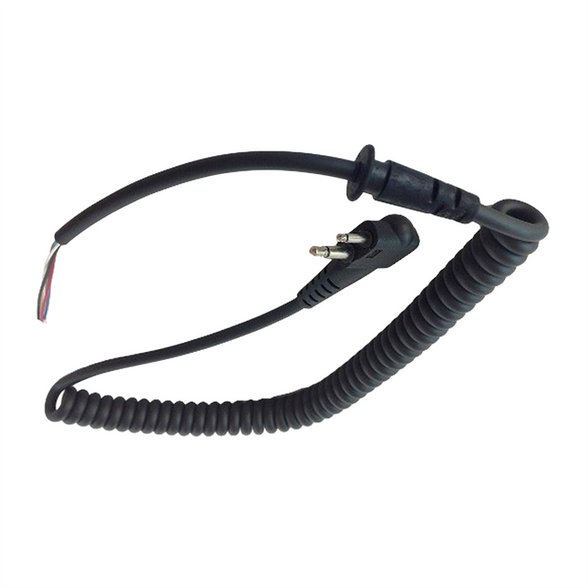 Motorola RLN5925A Remote Speaker Microphone 2-Pin Replacement Cord Assembly