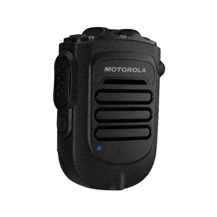 Removable 1800mAh Lithium-Ion battery compartment layout on the Motorola RLN6544A Wireless Remote Speaker Microphone.