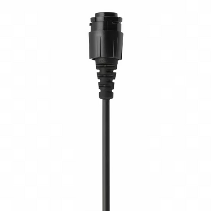 Close-up detail of the 10-pin male connector on the Motorola RMN5052A mobile microphone cable.