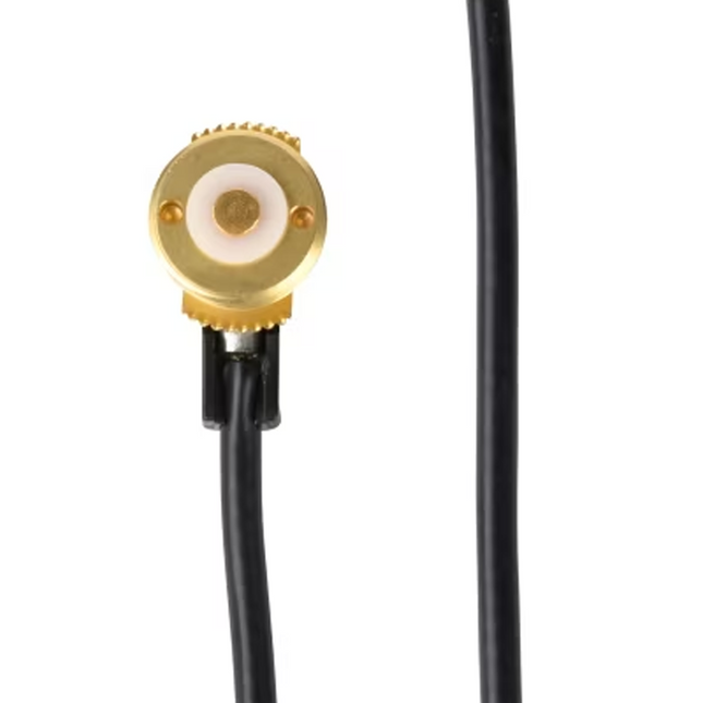 Front view of the Motorola RRDN5461A 3/4-inch brass vehicle roof antenna mount assembly.