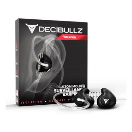 Motorola RTL-RDO-ISO-BLK KIT PKG-1 Custom Moldable Surveillance Isolation Earpiece Adapter Plus Surveillance Style Earpiece