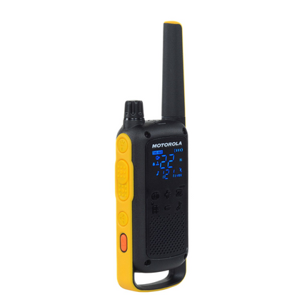 Motorola TALKABOUT T470 FRS Two-Way Radio - Weatherproof with Extended Range and Alerts