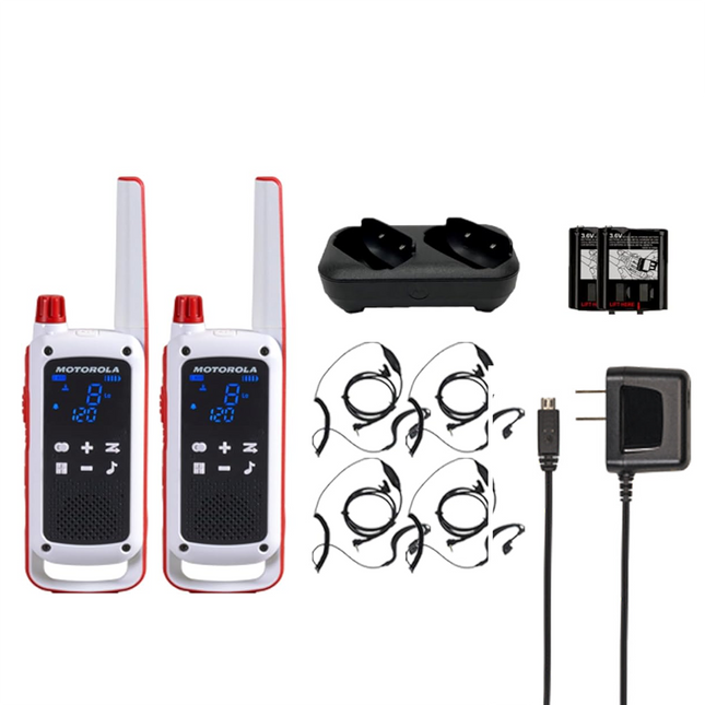 Motorola TALKABOUT T478 Emergency Walkie Talkie - American Red Cross Licensed Product