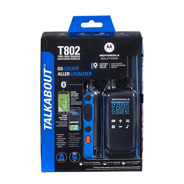 Motorola TALKABOUT T802 UHF (462/467MHz) FRS Two-Way Radio