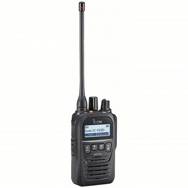 Icom F62DUL Intrinsically Safe UHF Two-Way Radio - Digital/Analog, IP67, GPS, Bluetooth