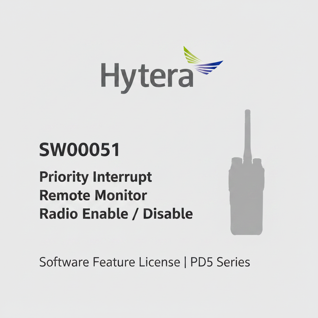 Hytera SW00051 Software License Product Image