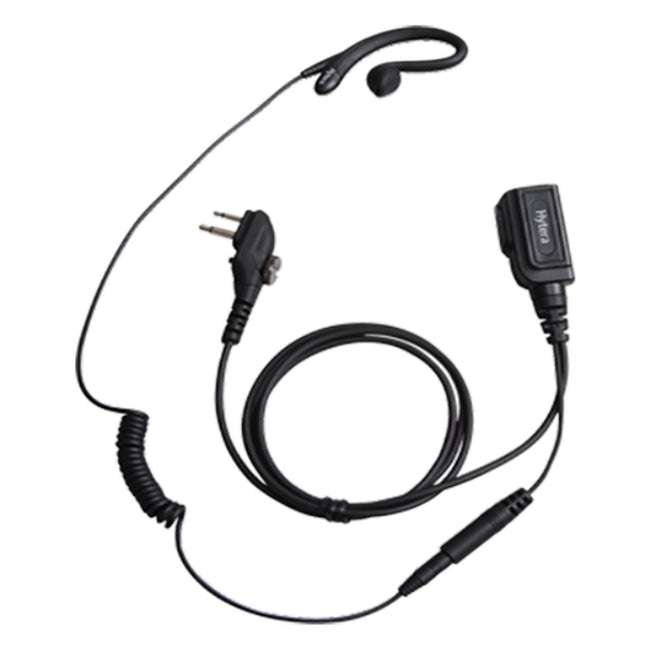 Hytera EHM19 C-Style Detachable Earpiece with In-line PTT and Microphone