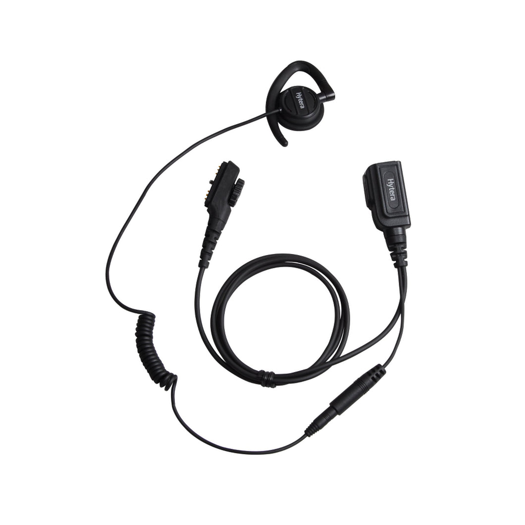 EHN17 - Hytera Swivel Earpiece with In-line PTT and Microphone