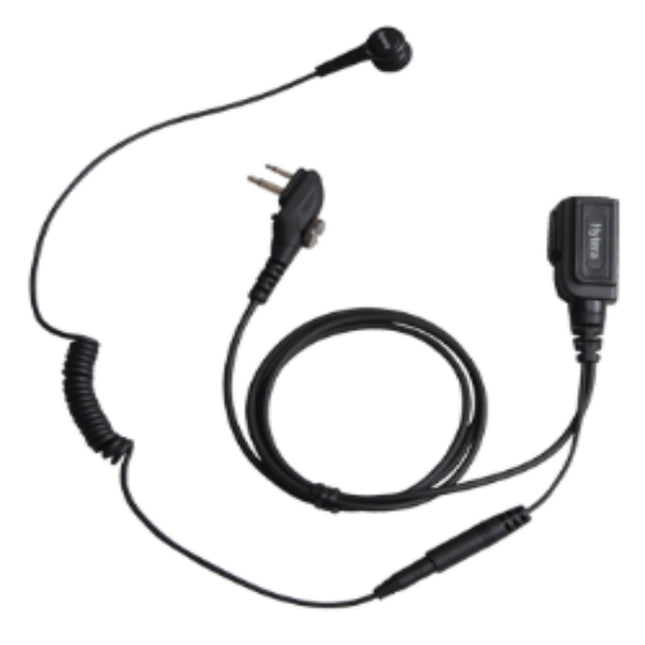 Hytera ESM14 C-Style Detachable Earpiece with In-Line PTT Mic