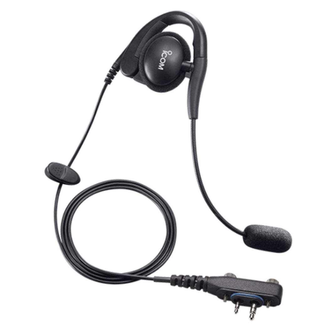 HS94LWP - Icom Earhook Headset with Boom Microphone (2-pin) - Atlantic Radio Communications Corp.